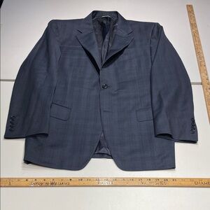 Canali 46eu/ 36L (small tall) wool Flannel Prince of Whales Check Sports Jacket